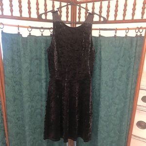 H&M Black Velvet Dress